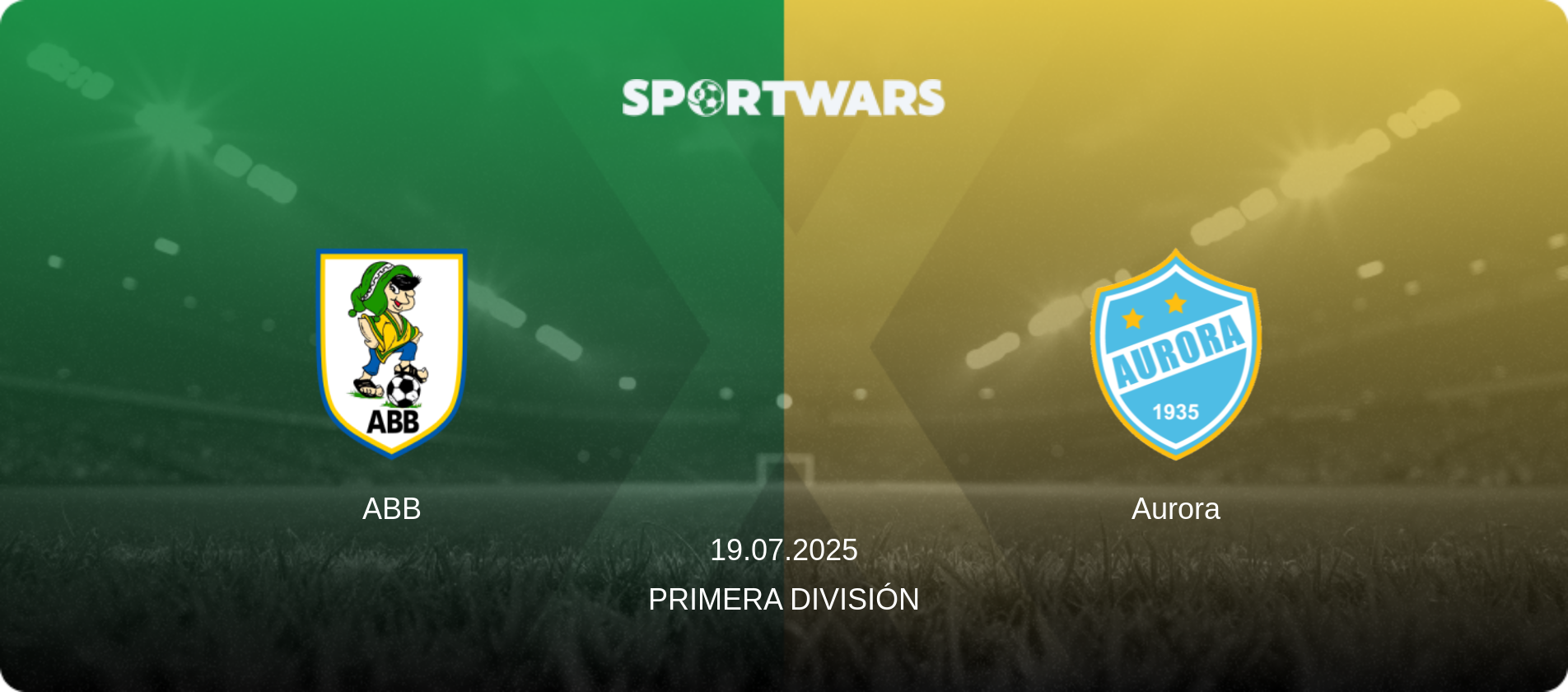 ABB — Aurora, 19.07.2025 — Primera División (match preview)