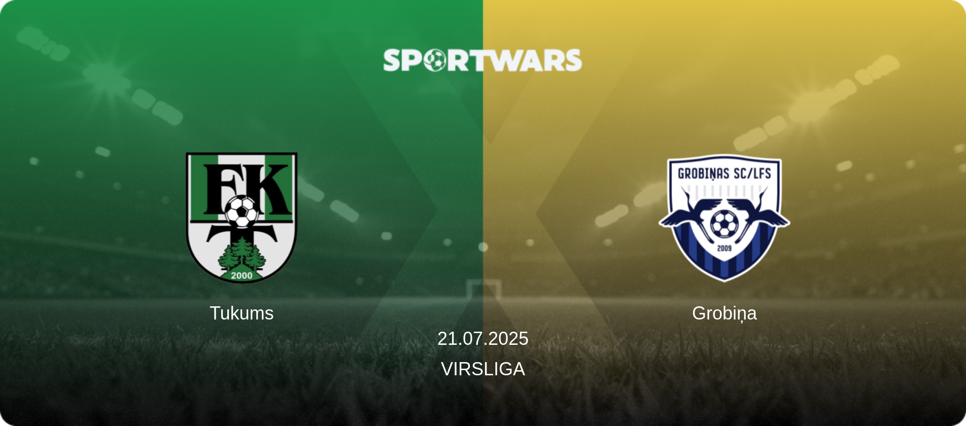 Tukums — Grobiņa, 21.07.2025 — Virsliga (match preview)