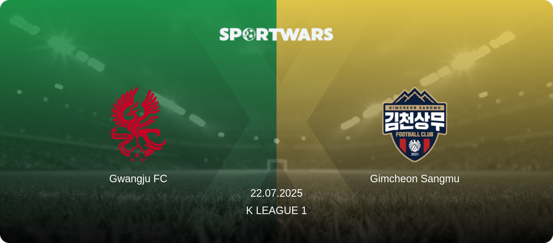 Gwangju FC — Gimcheon Sangmu, 22.07.2025 — K League 1 (match preview)