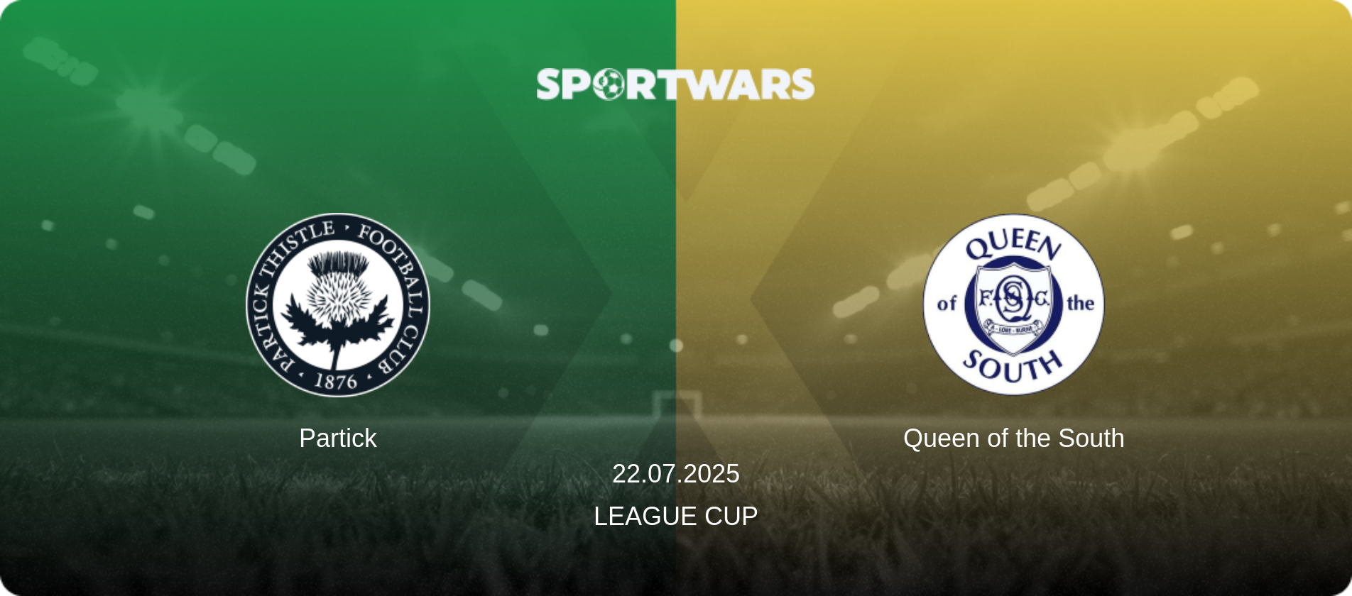 Partick — Queen of the South, 22.07.2025 — League Cup (match preview)