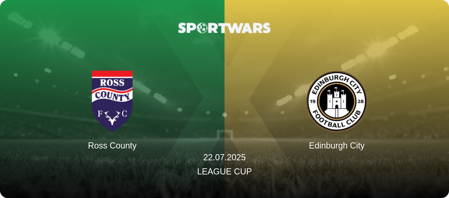 Ross County — Edinburgh City, 22.07.2025 — League Cup (match preview)