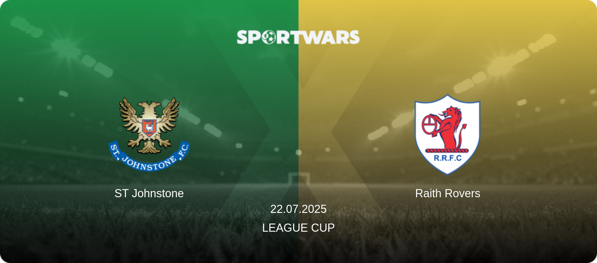 ST Johnstone — Raith Rovers, 22.07.2025 — League Cup (match preview)