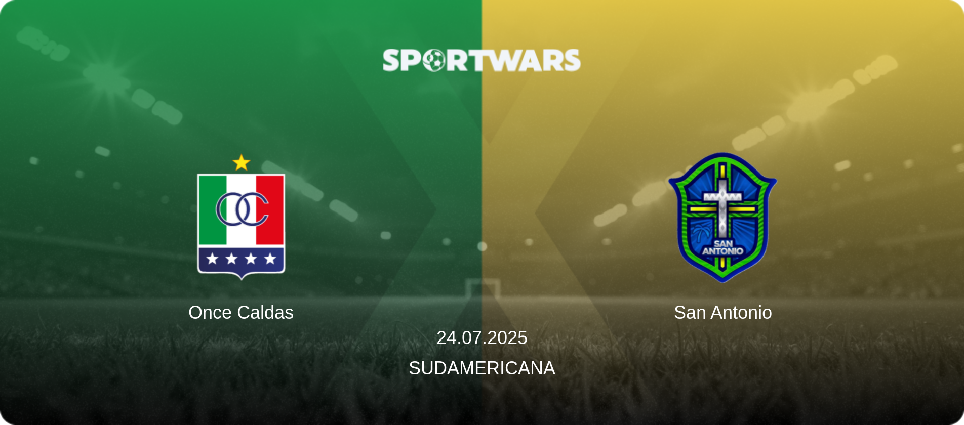 Once Caldas — San Antonio, 24.07.2025 — Sudamericana (match preview)