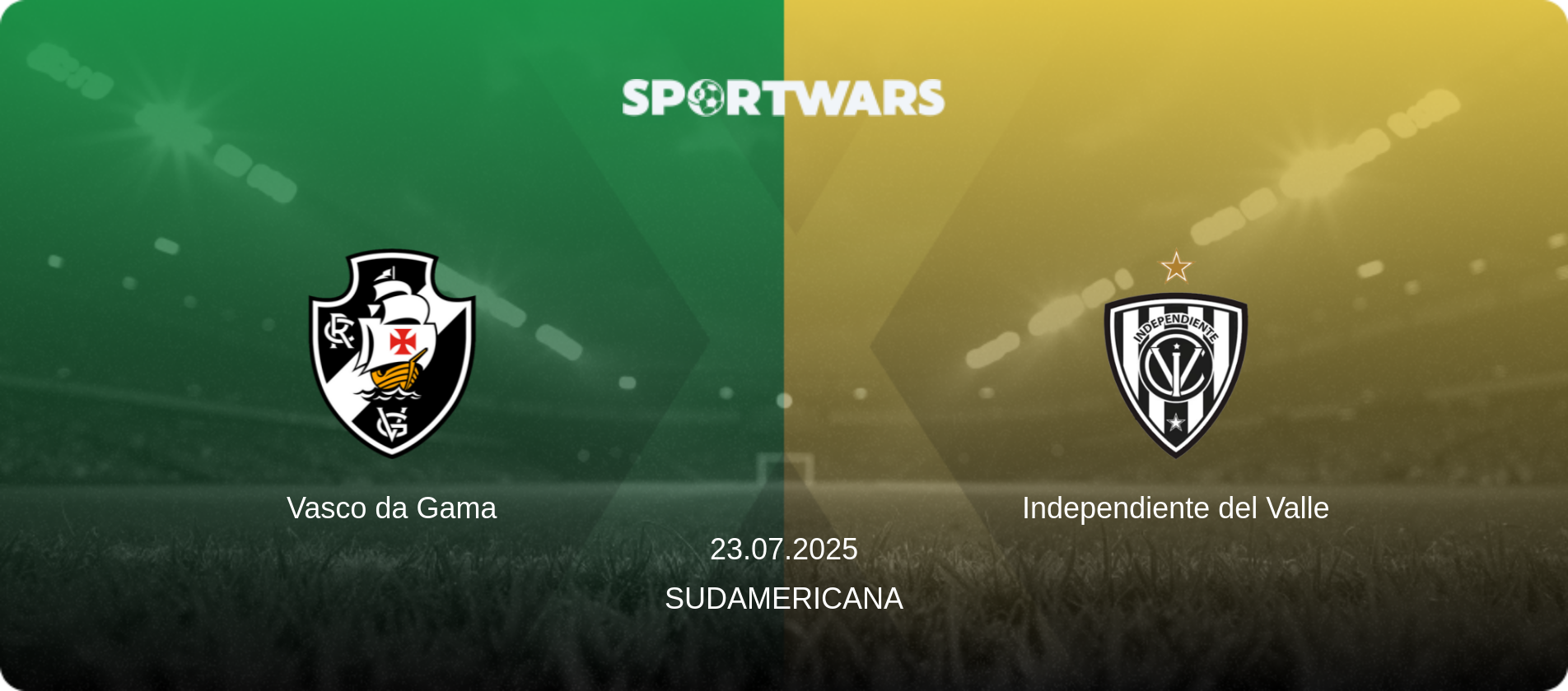 Vasco da Gama — Independiente del Valle, 23.07.2025 — Sudamericana (match preview)