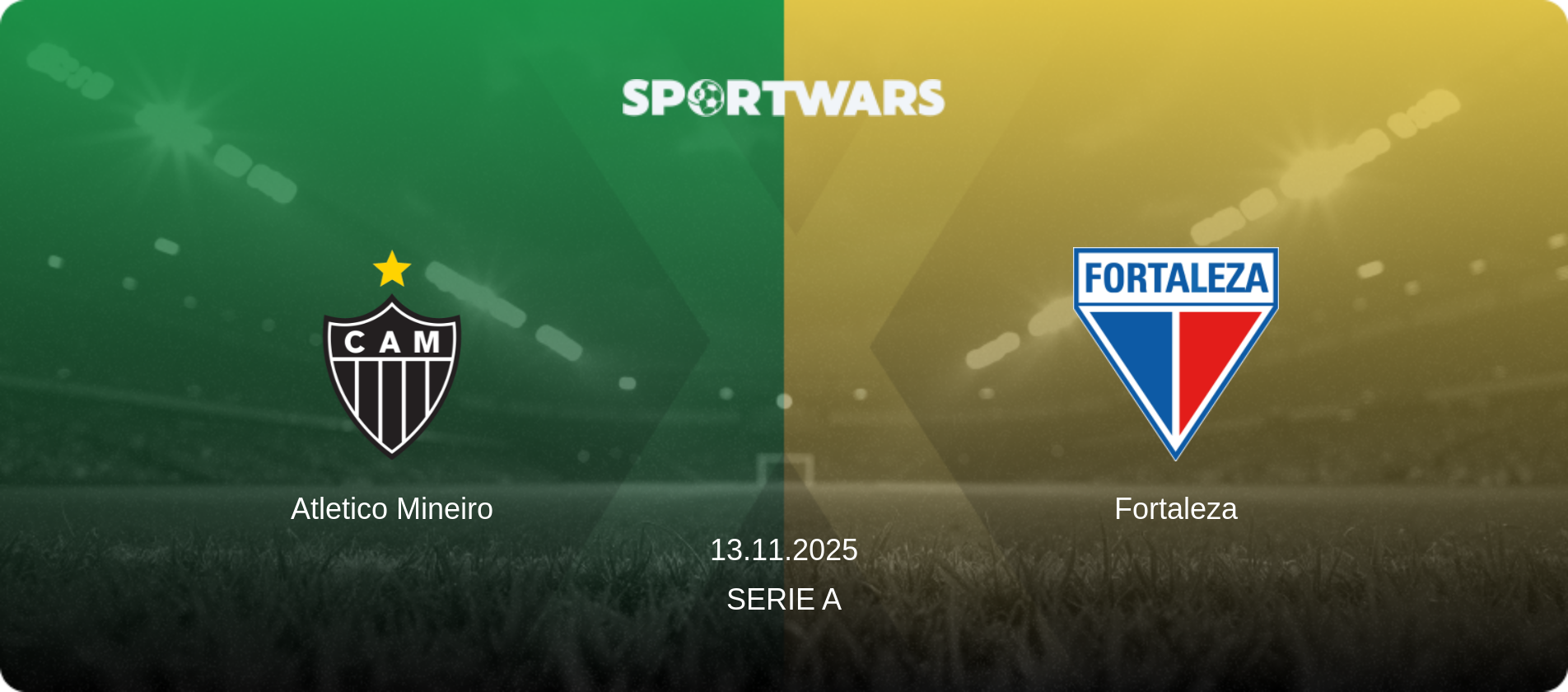 Atletico Mineiro — Fortaleza, 13.11.2025 — Serie A (match preview)