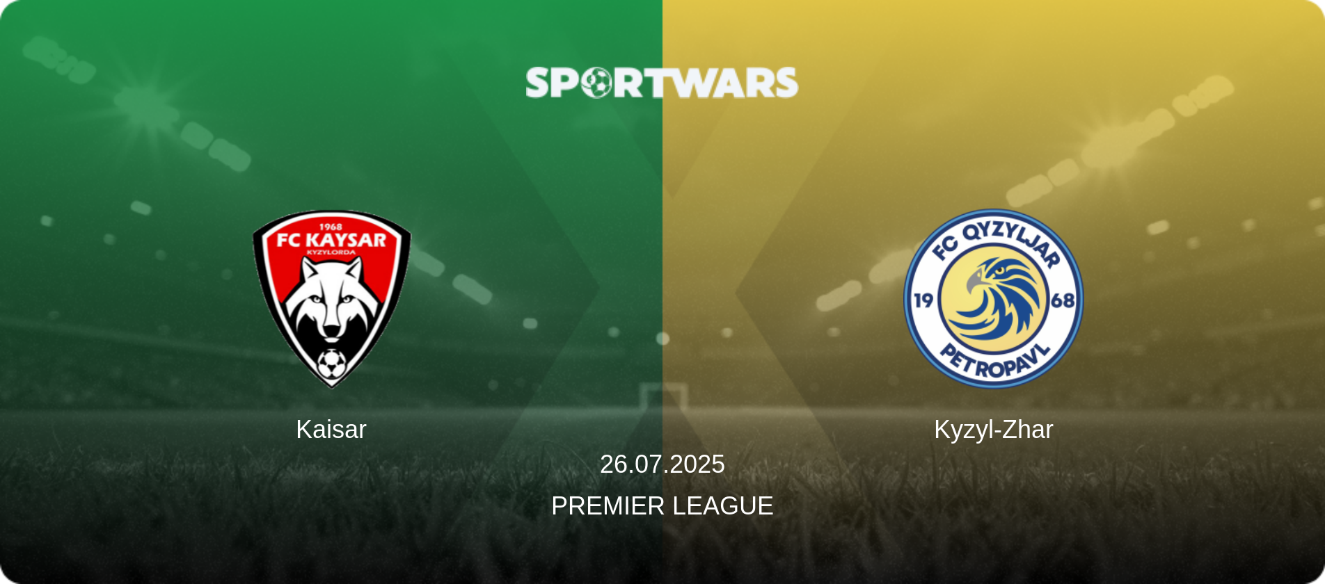 Kaisar — Kyzyl-Zhar, 26.07.2025 — Premier League (match preview)