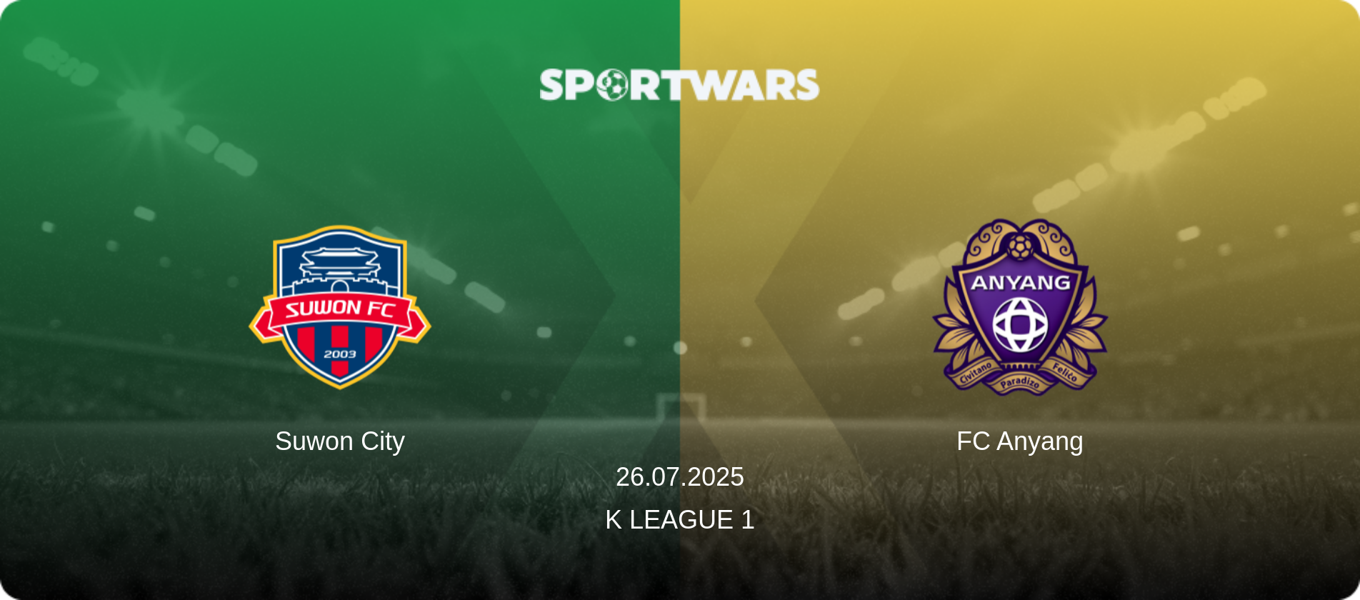 Suwon City — FC Anyang, 26.07.2025 — K League 1 (match preview)