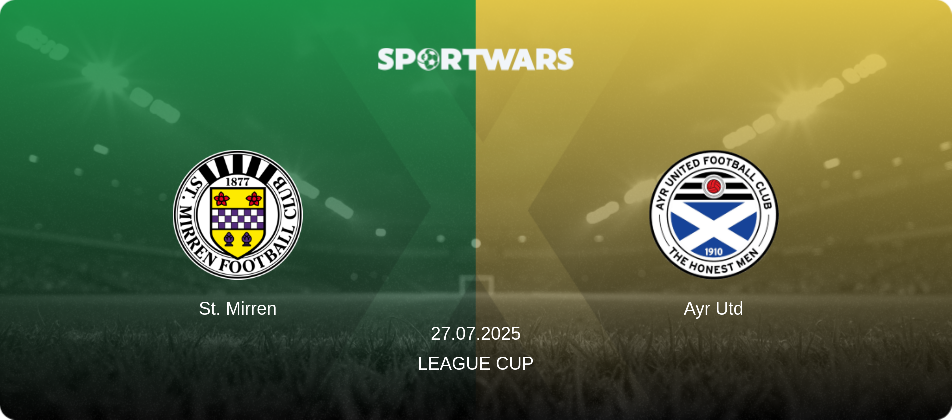 St. Mirren — Ayr Utd, 27.07.2025 — League Cup (match preview)