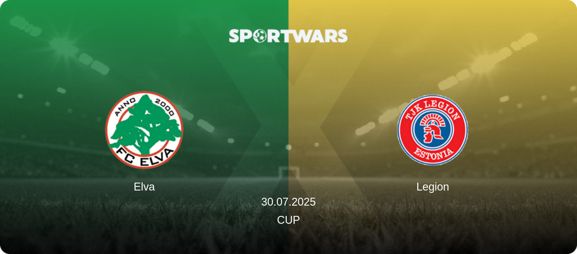 Elva — Legion, 30.07.2025 — Cup (match preview)