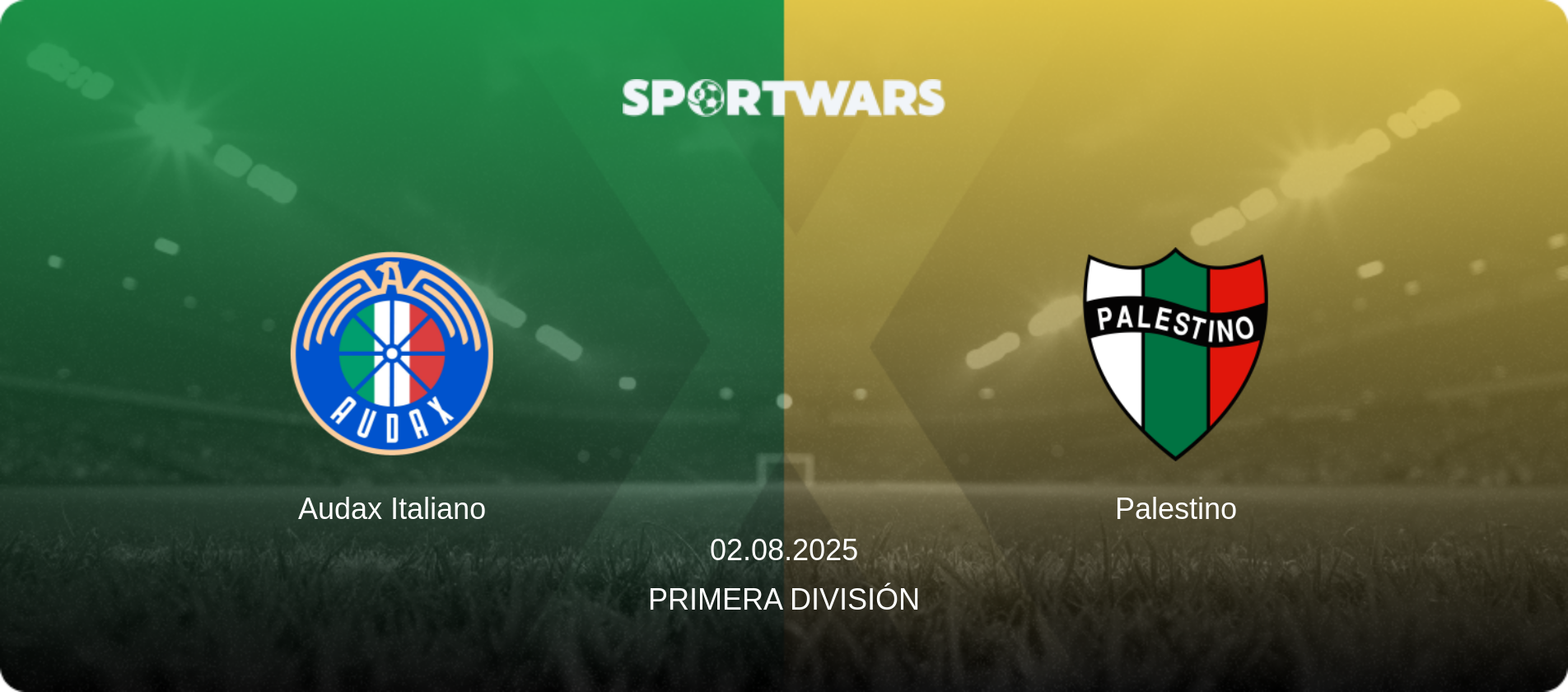 Audax Italiano — Palestino, 02.08.2025 — Primera División (match preview)