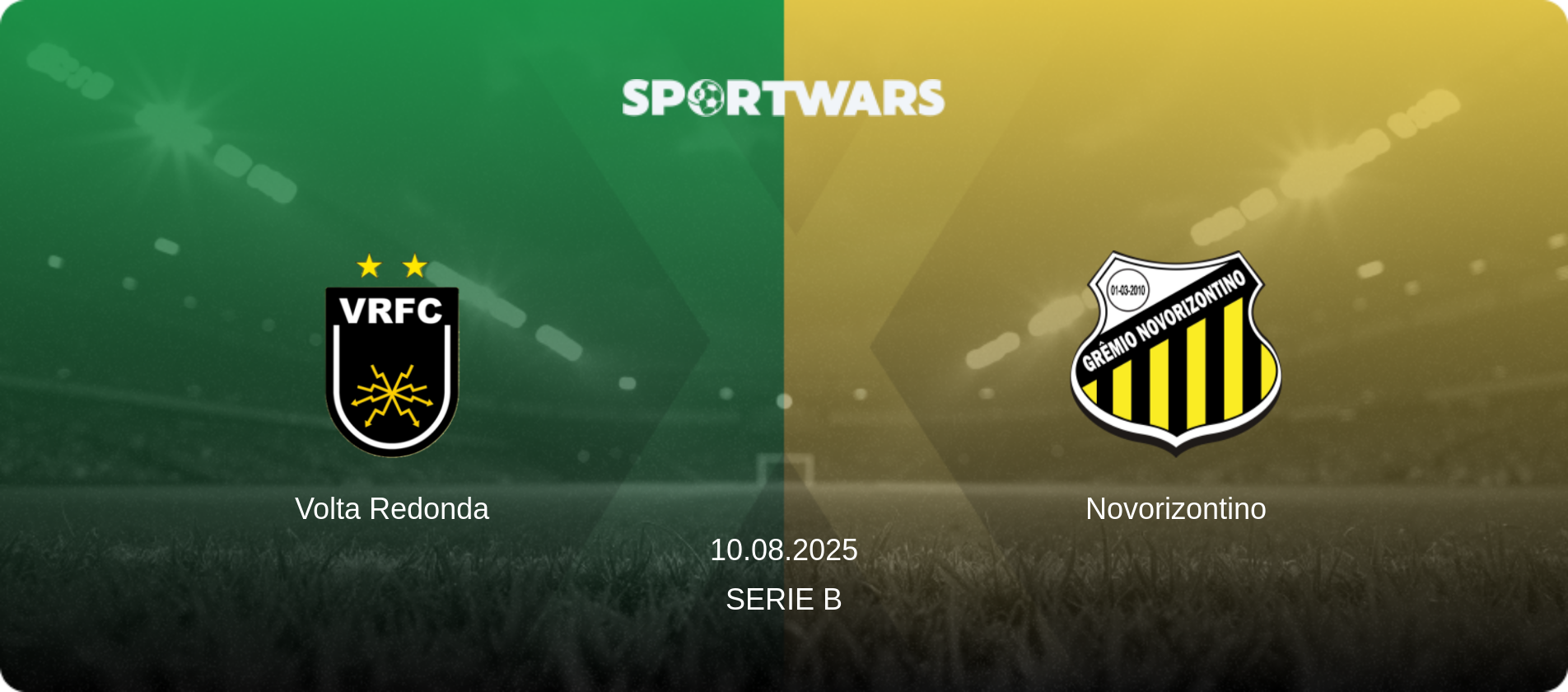 Volta Redonda — Novorizontino, 10.08.2025 — Serie B (match preview)