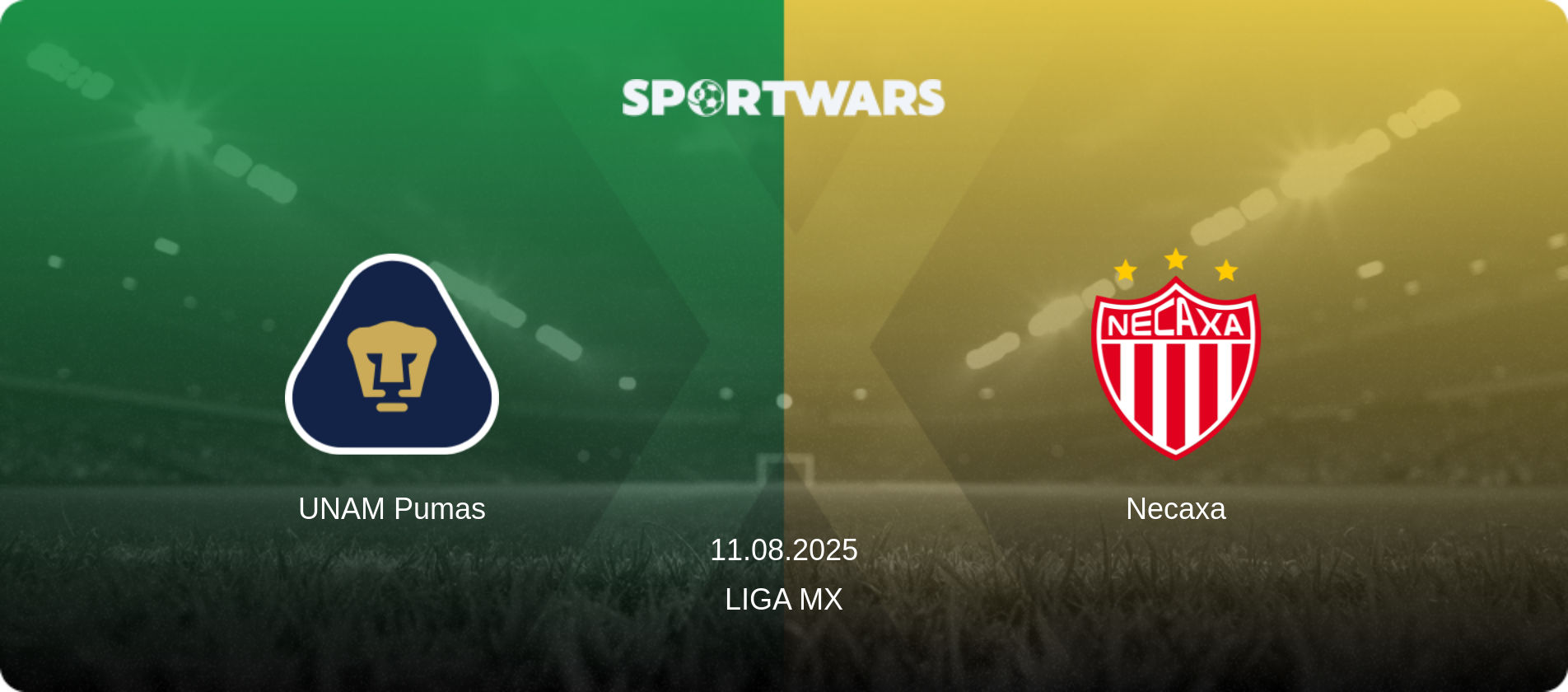 UNAM Pumas — Necaxa, 11.08.2025 — Liga MX (match preview)