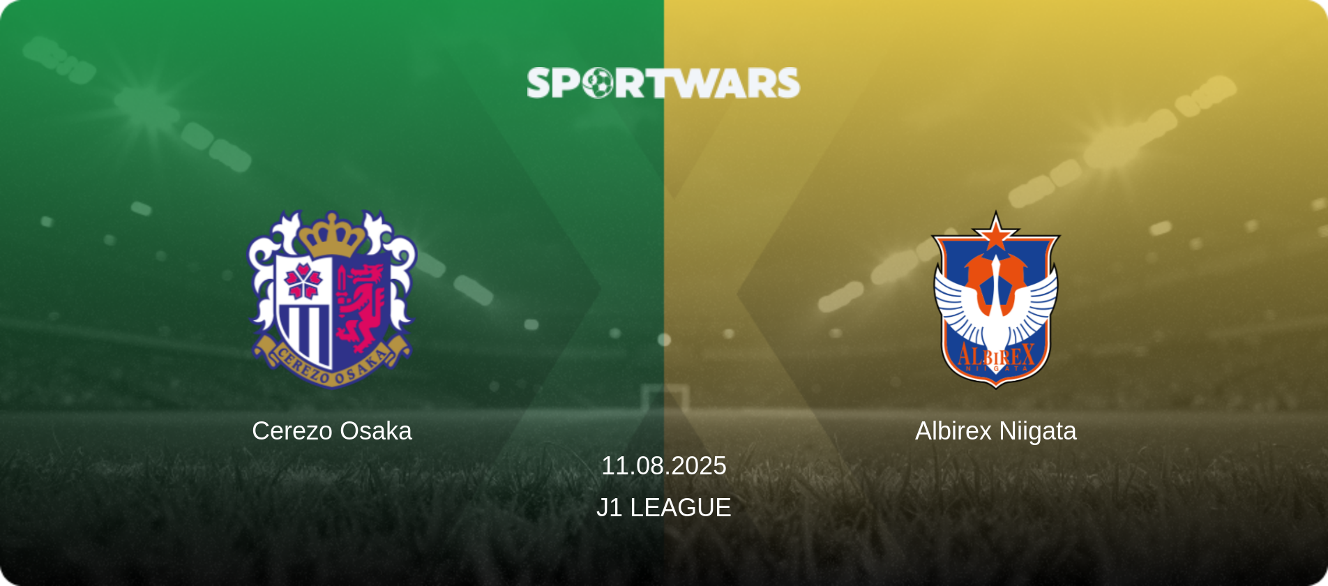 Cerezo Osaka — Albirex Niigata, 11.08.2025 — J1 League (match preview)