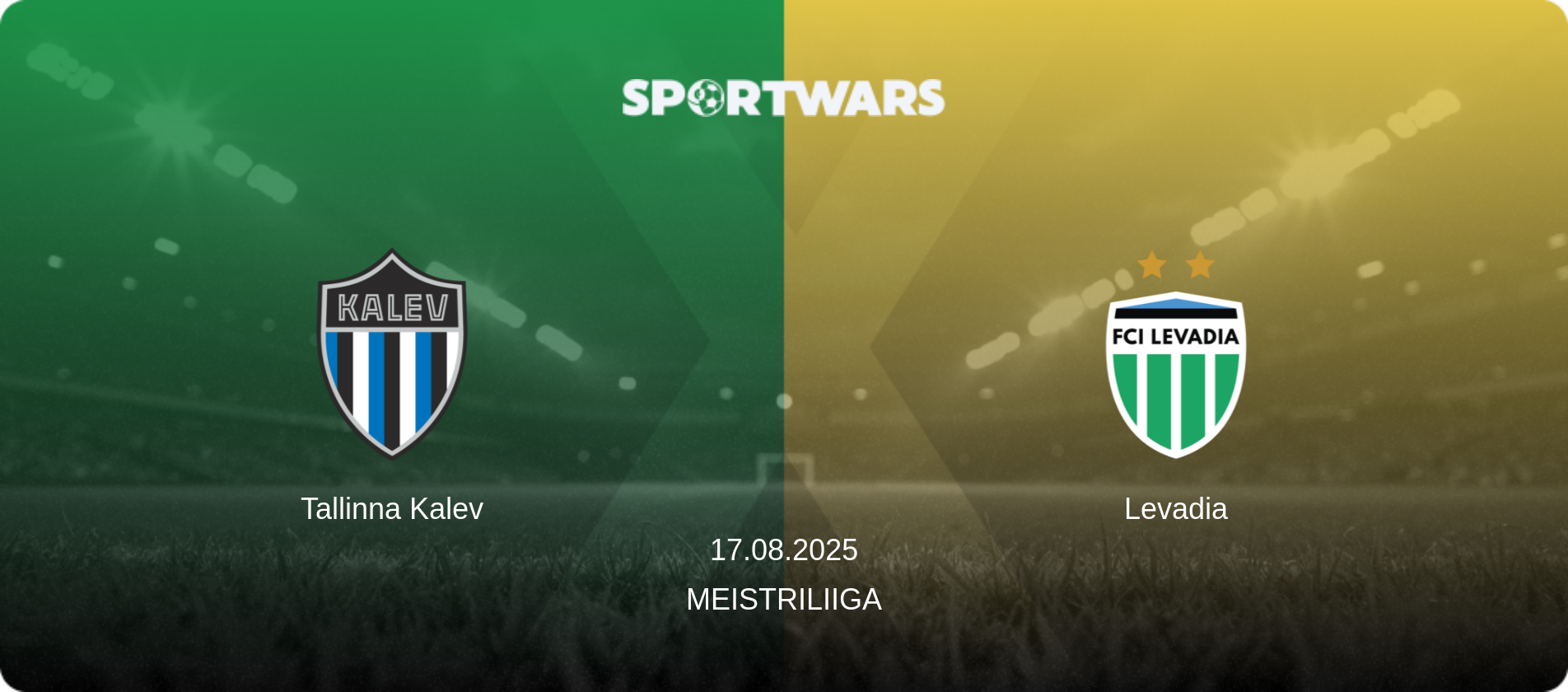 Tallinna Kalev — Levadia, 17.08.2025 — Meistriliiga (match preview)