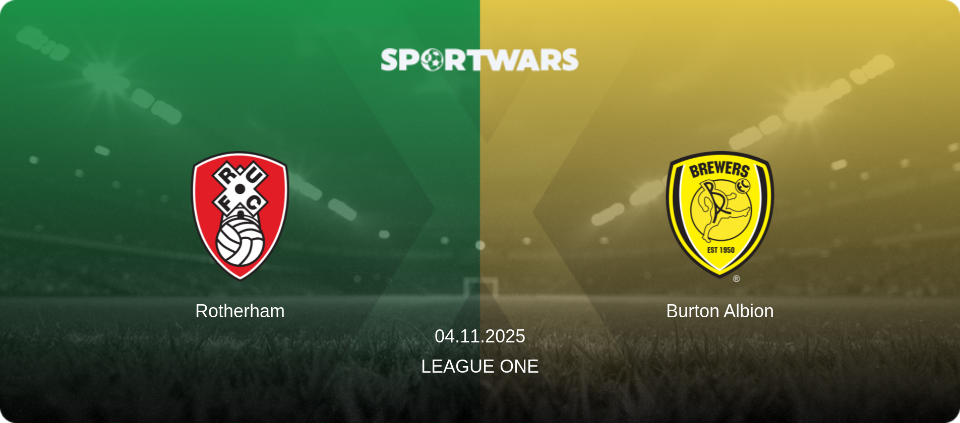 Rotherham — Burton Albion, 04.11.2025 — League One (match preview)