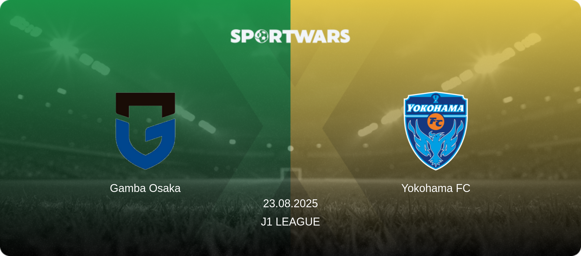 Gamba Osaka — Yokohama FC, 23.08.2025 — J1 League (match preview)