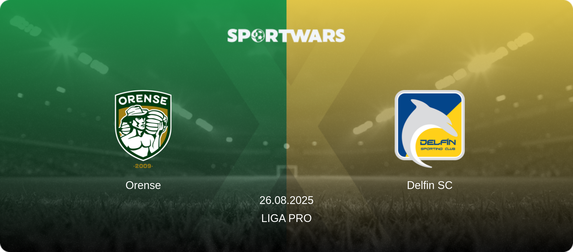 Orense — Delfin SC, 26.08.2025 — Liga Pro (match preview)
