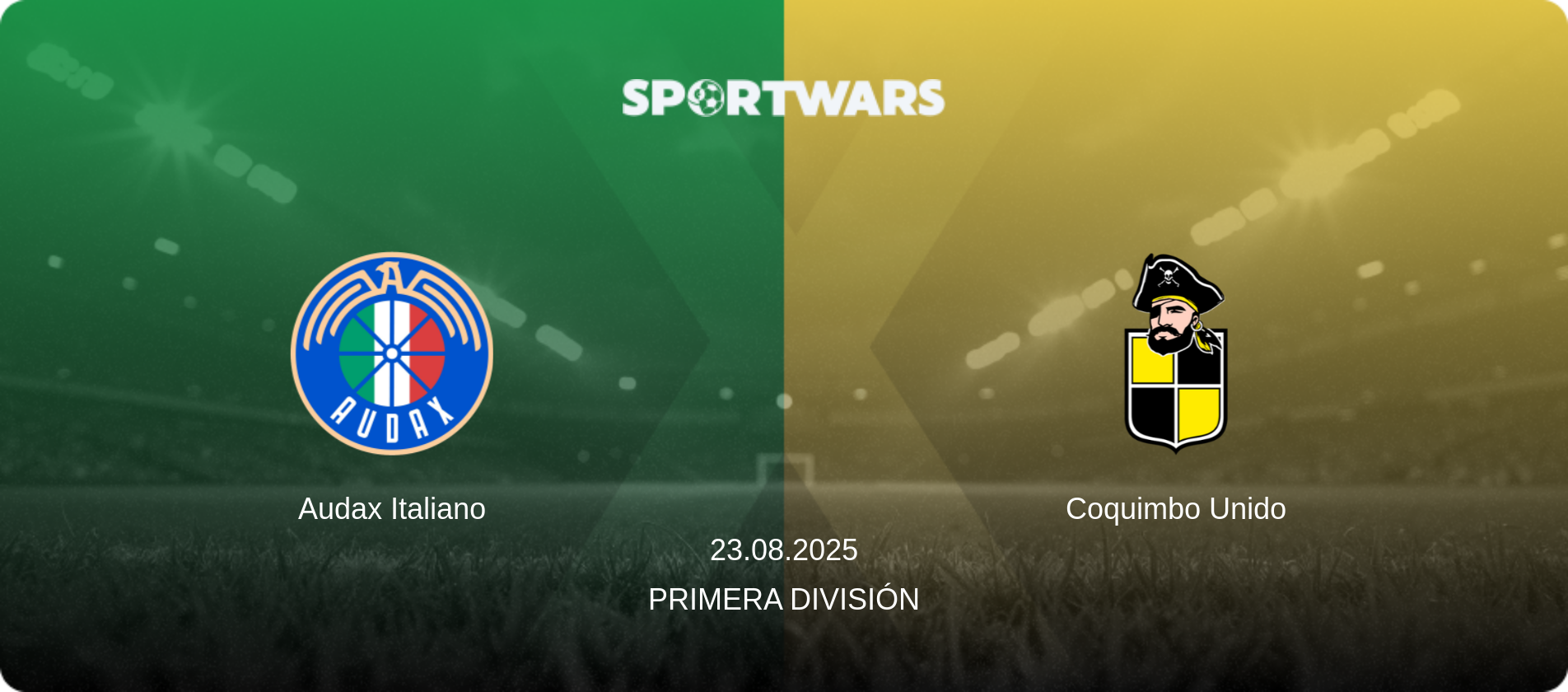 Audax Italiano — Coquimbo Unido, 23.08.2025 — Primera División (match preview)