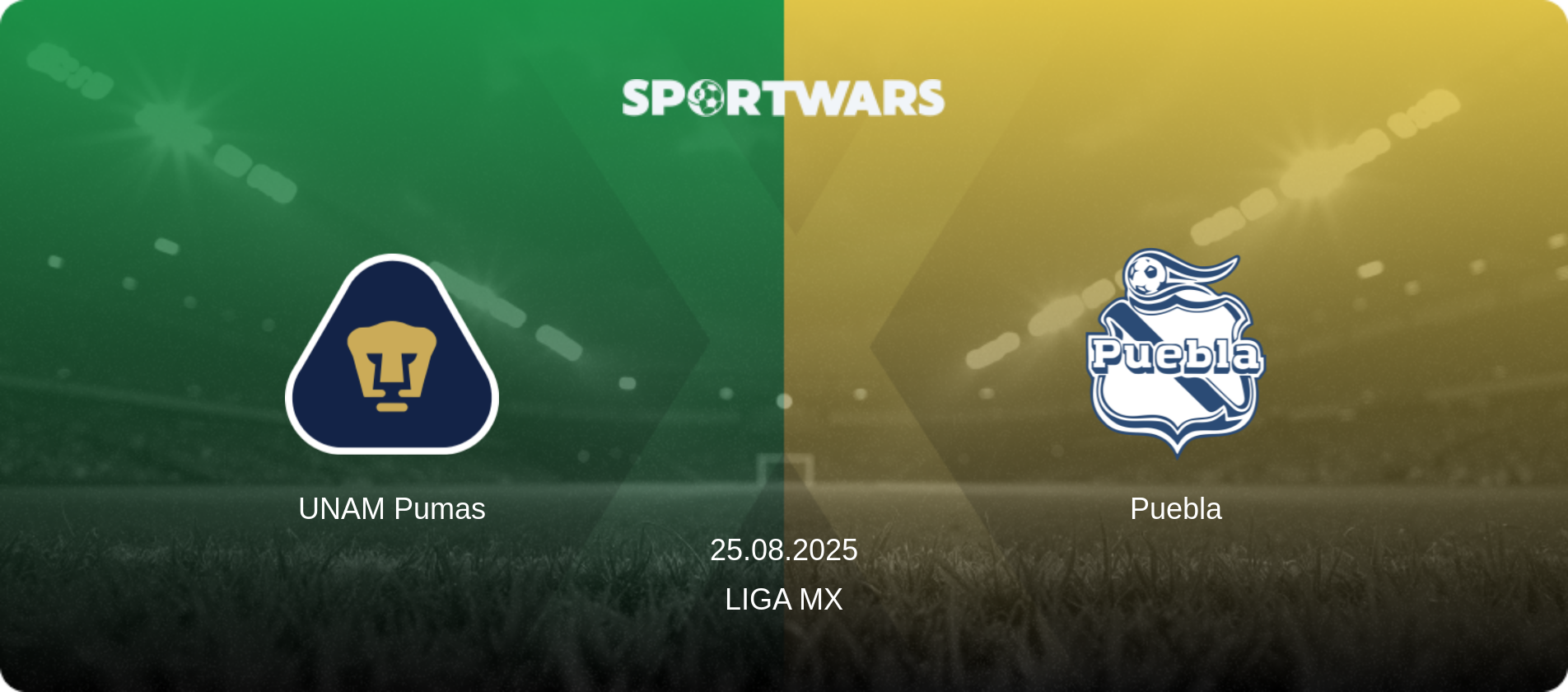 UNAM Pumas — Puebla, 25.08.2025 — Liga MX (match preview)