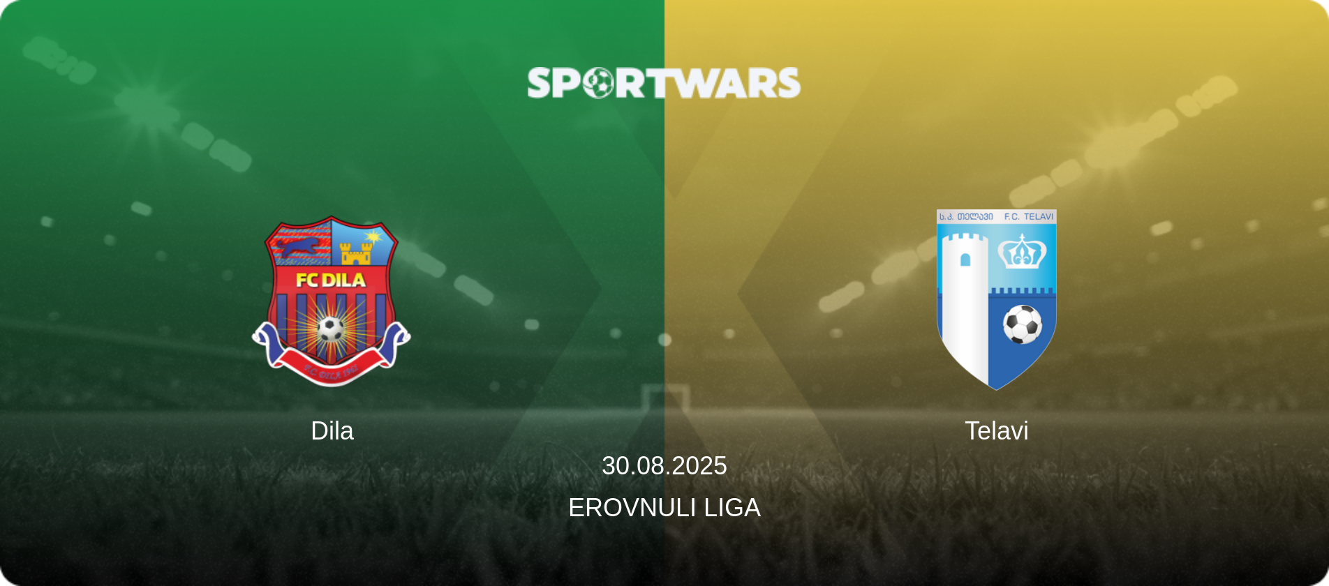 Dila — Telavi, 30.08.2025 — Erovnuli Liga (match preview)