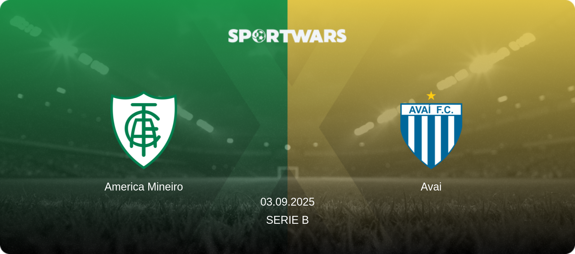 America Mineiro — Avai, 03.09.2025 — Serie B (match preview)