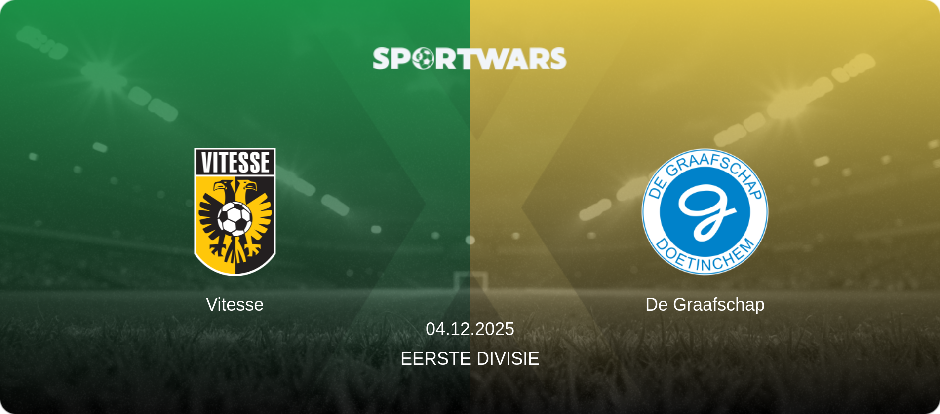 Vitesse — De Graafschap, 04.12.2025 — Eerste Divisie (match preview)