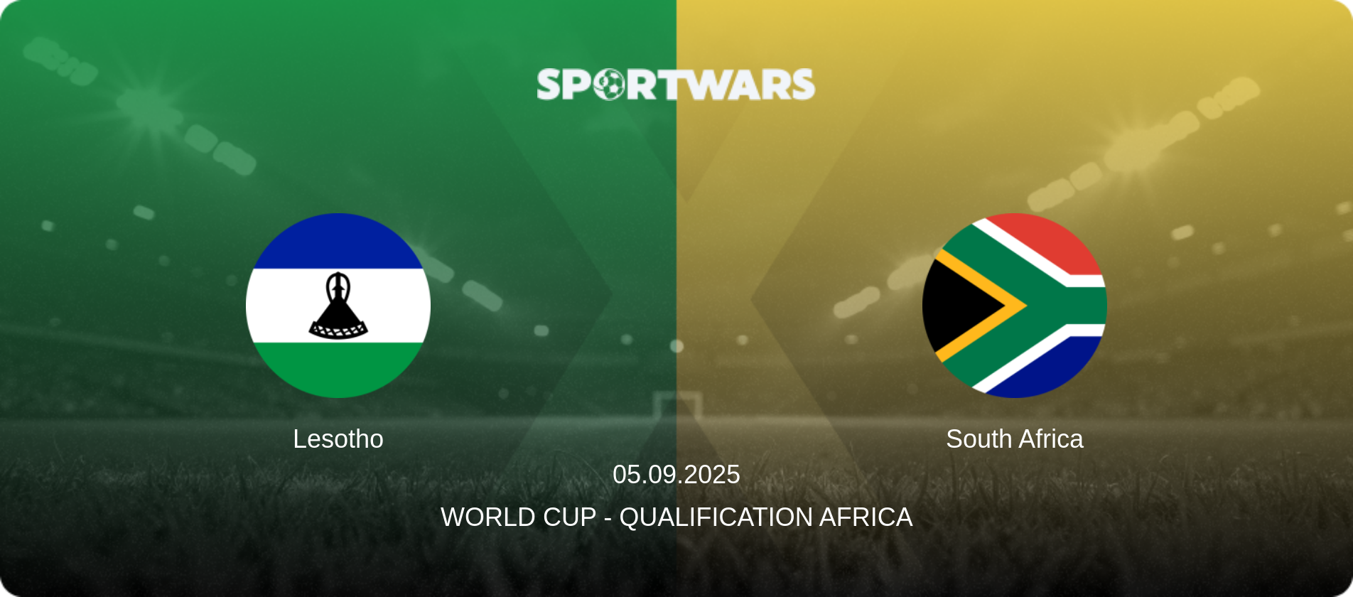 Lesotho — South Africa, 05.09.2025 — World Cup - Qualification Africa (match preview)