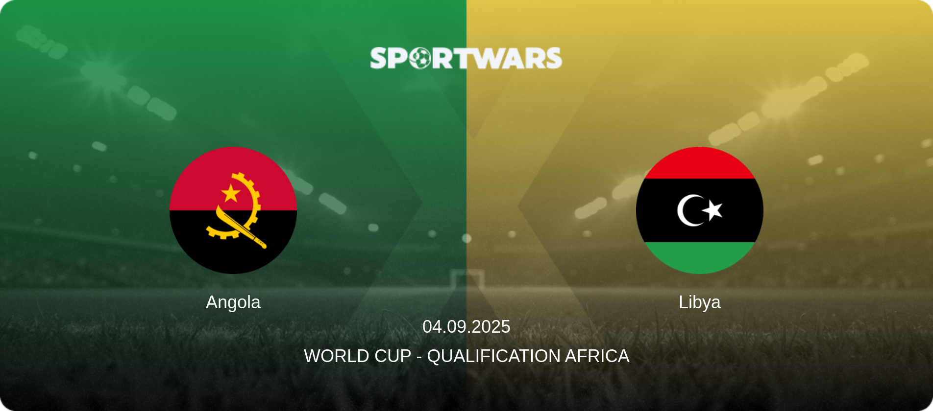 Angola — Libya, 04.09.2025 — World Cup - Qualification Africa (match preview)