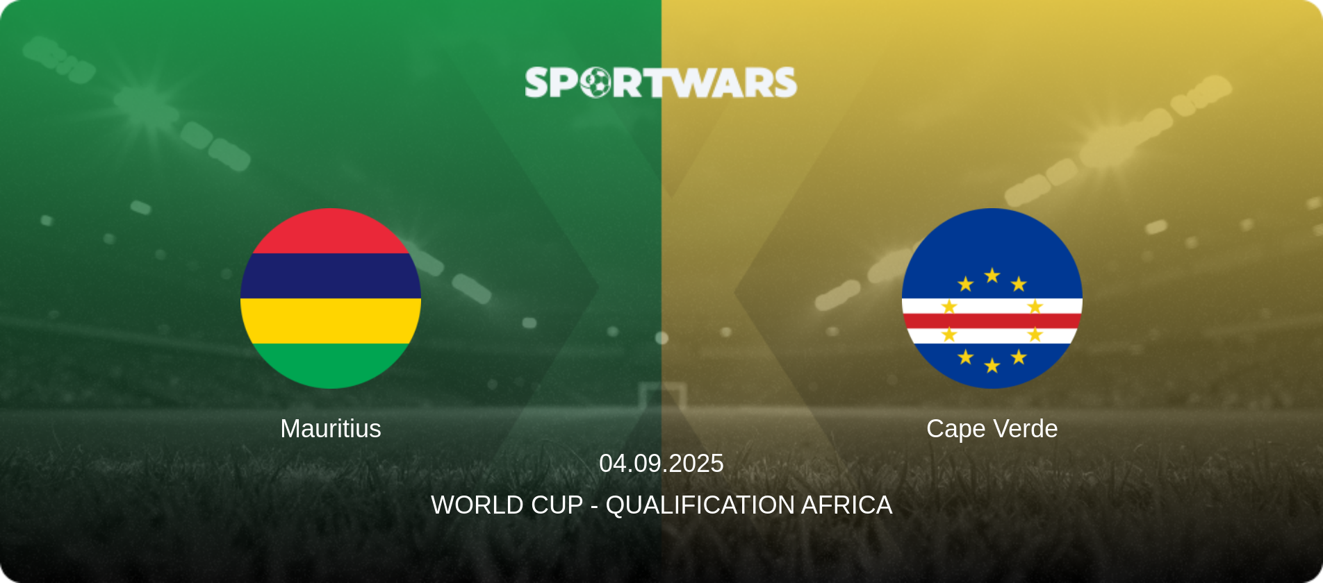 Mauritius — Cape Verde, 04.09.2025 — World Cup - Qualification Africa (match preview)