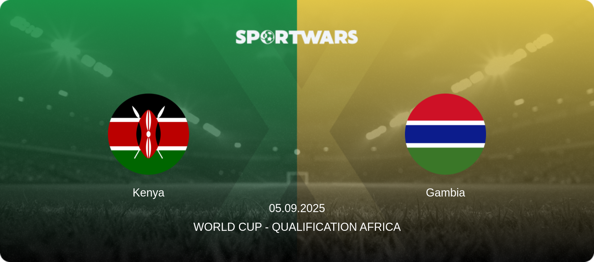 Kenya — Gambia, 05.09.2025 — World Cup - Qualification Africa (match preview)