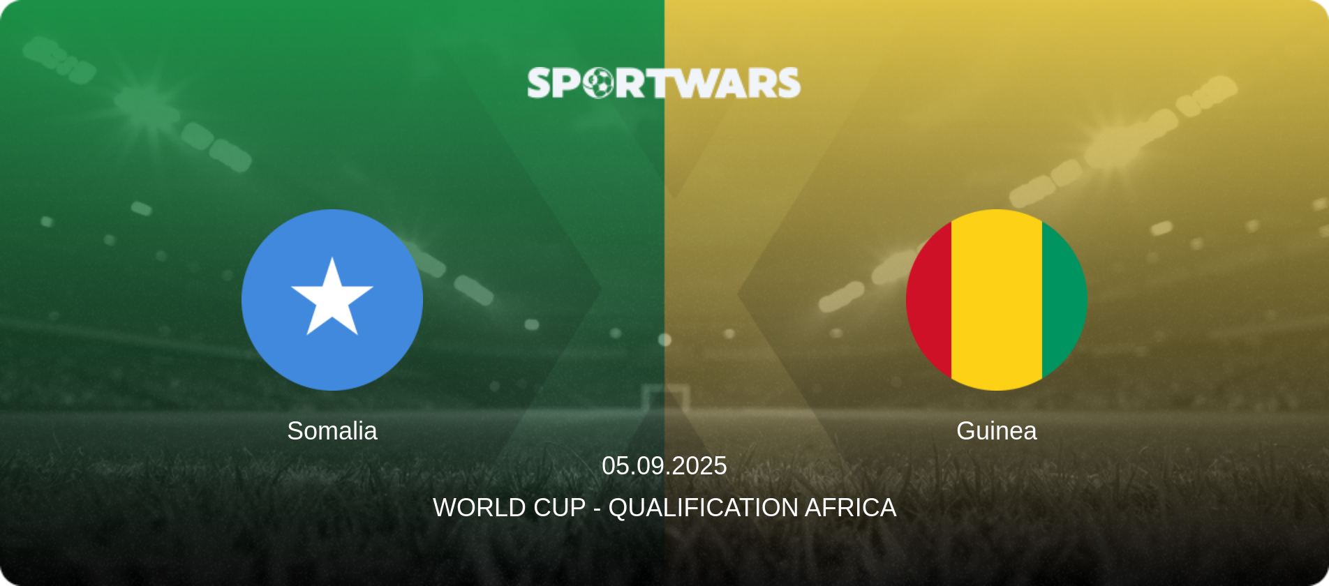 Somalia — Guinea, 05.09.2025 — World Cup - Qualification Africa (match preview)