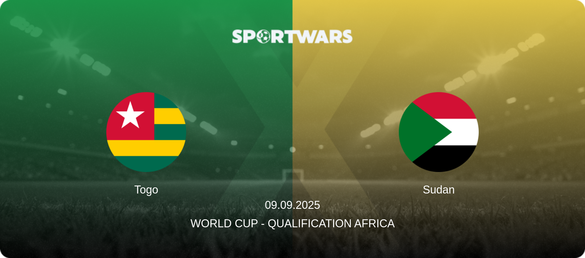 Togo — Sudan, 09.09.2025 — World Cup - Qualification Africa (match preview)