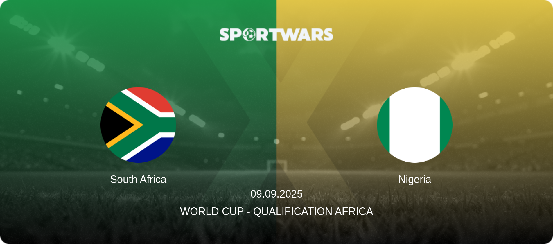 South Africa — Nigeria, 09.09.2025 — World Cup - Qualification Africa (match preview)