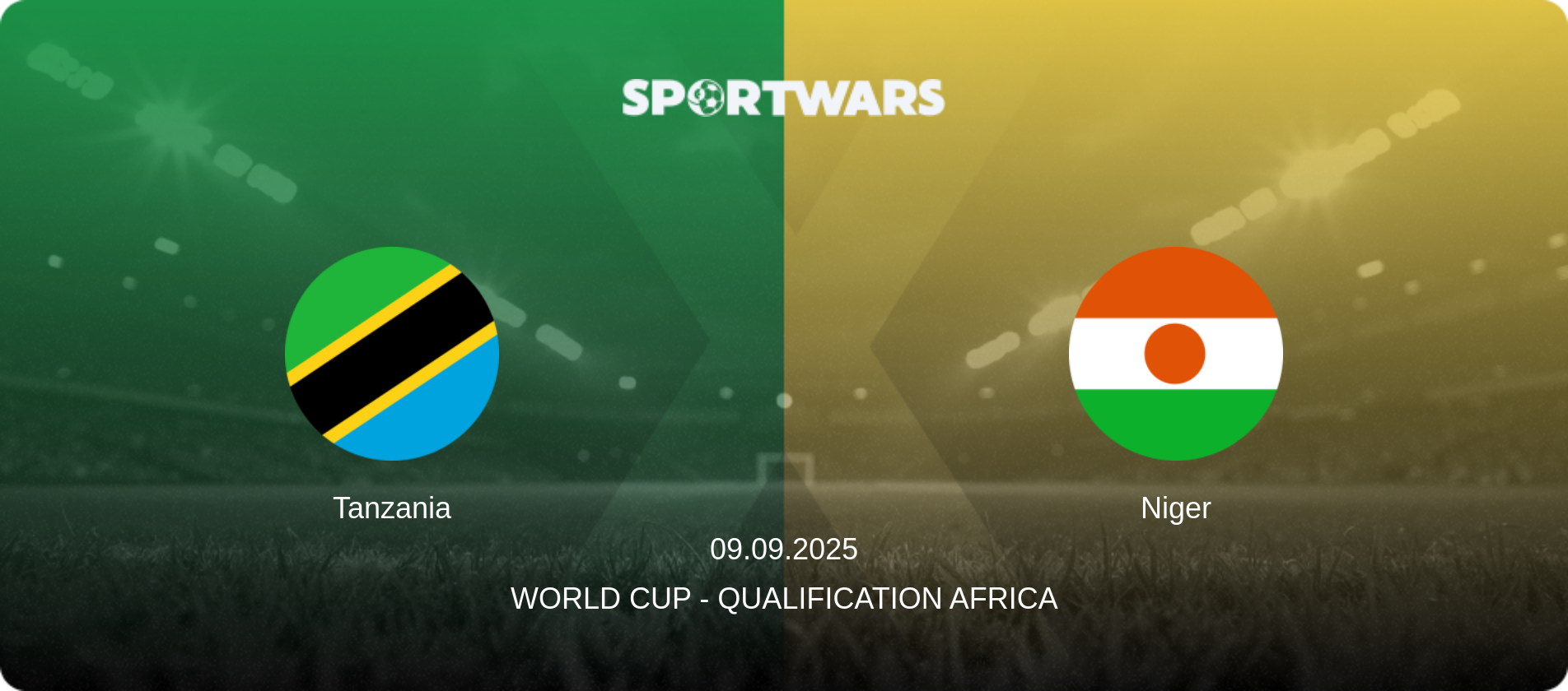 Tanzania — Niger, 09.09.2025 — World Cup - Qualification Africa (match preview)