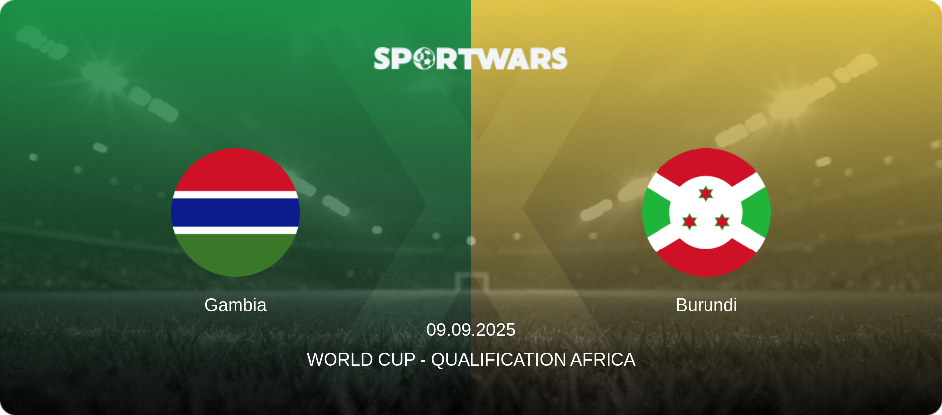 Gambia — Burundi, 09.09.2025 — World Cup - Qualification Africa (match preview)