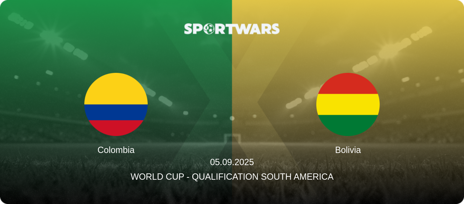 Colombia — Bolivia, 05.09.2025 — World Cup - Qualification South America (match preview)
