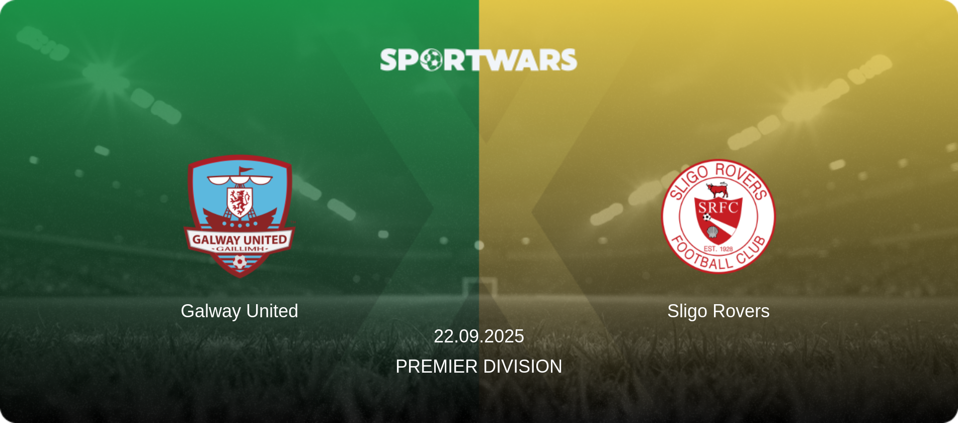 Galway United — Sligo Rovers, 22.09.2025 — Premier Division (match preview)