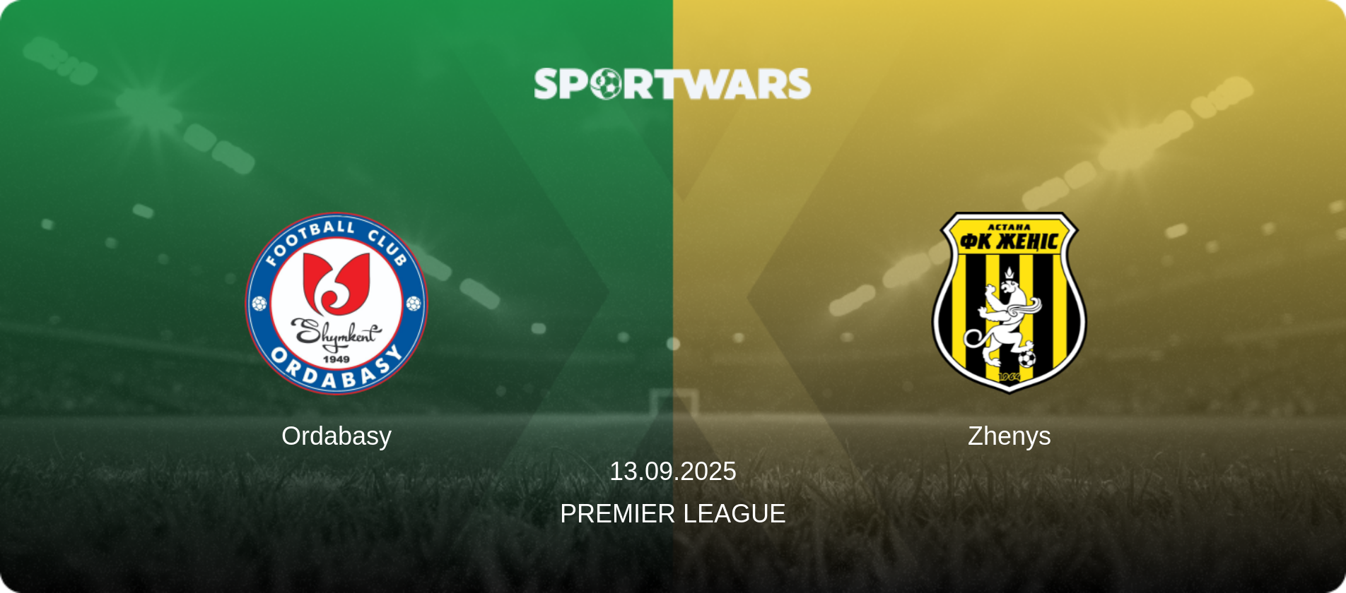 Ordabasy — Zhenys, 13.09.2025 — Premier League (match preview)