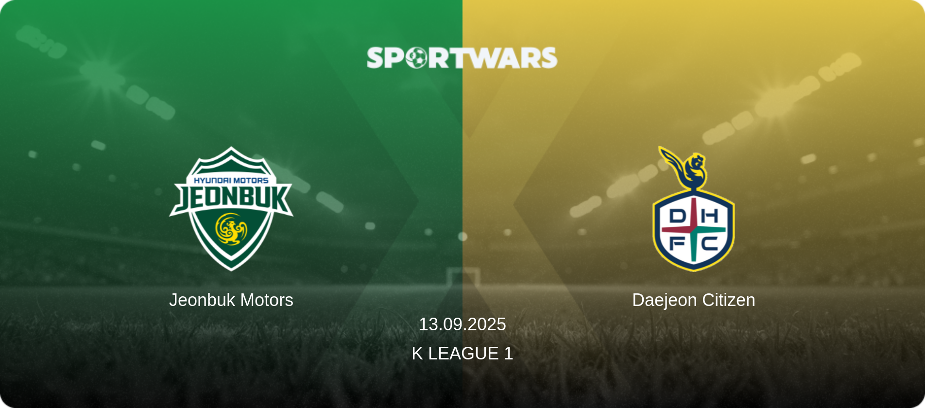 Jeonbuk Motors — Daejeon Citizen, 13.09.2025 — K League 1 (match preview)