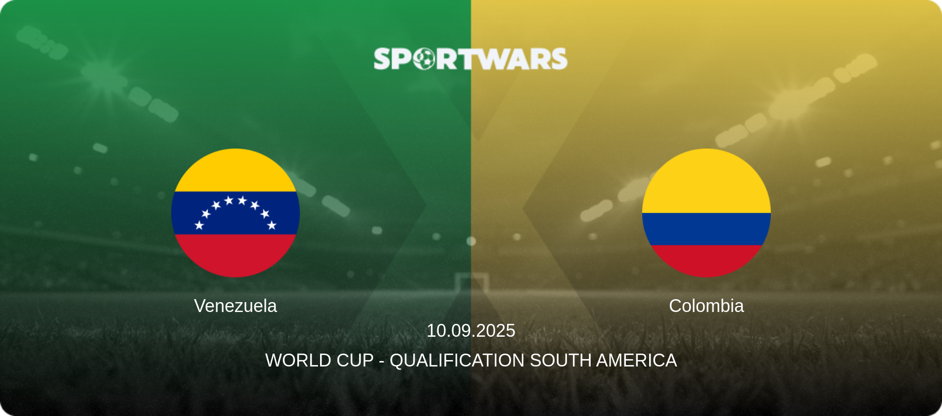 Venezuela — Colombia, 10.09.2025 — World Cup - Qualification South America (match preview)