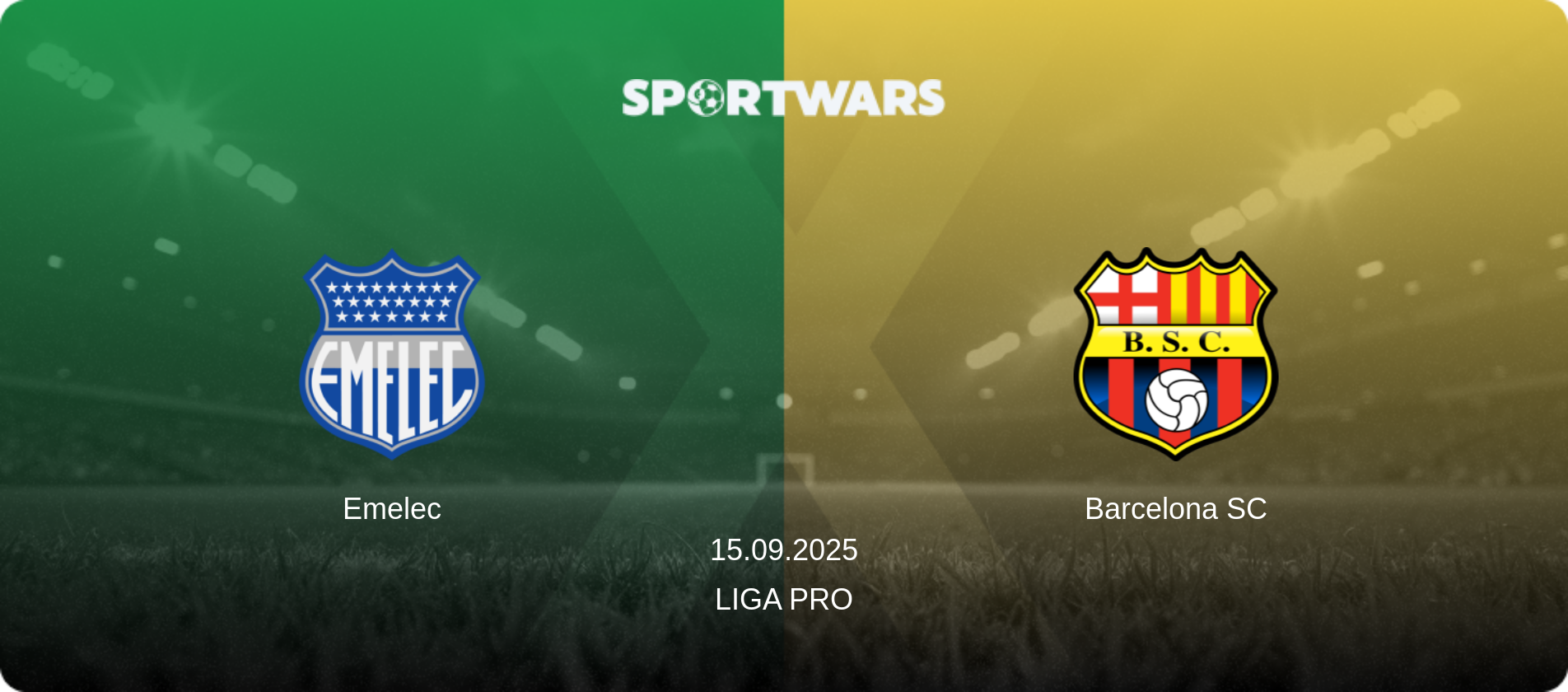 Emelec — Barcelona SC, 15.09.2025 — Liga Pro (match preview)