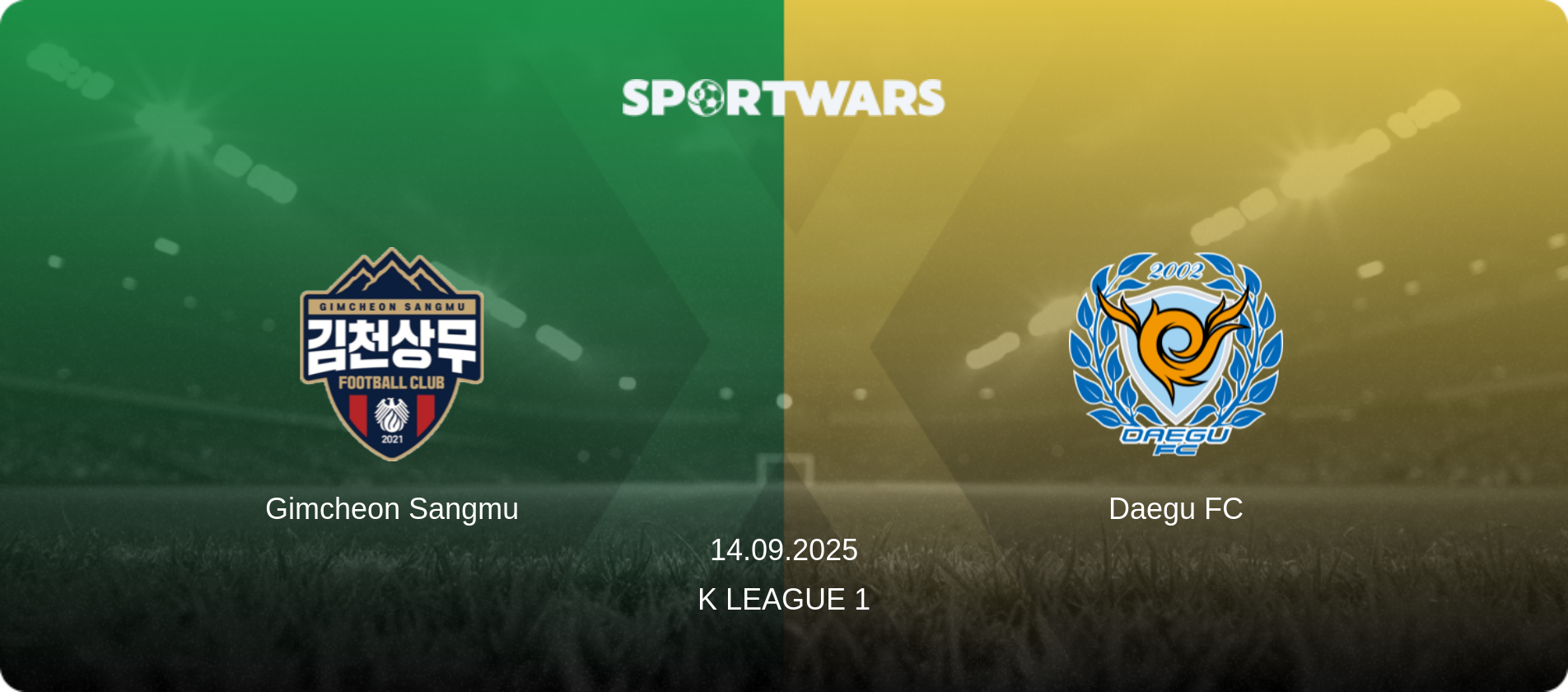 Gimcheon Sangmu — Daegu FC, 14.09.2025 — K League 1 (match preview)