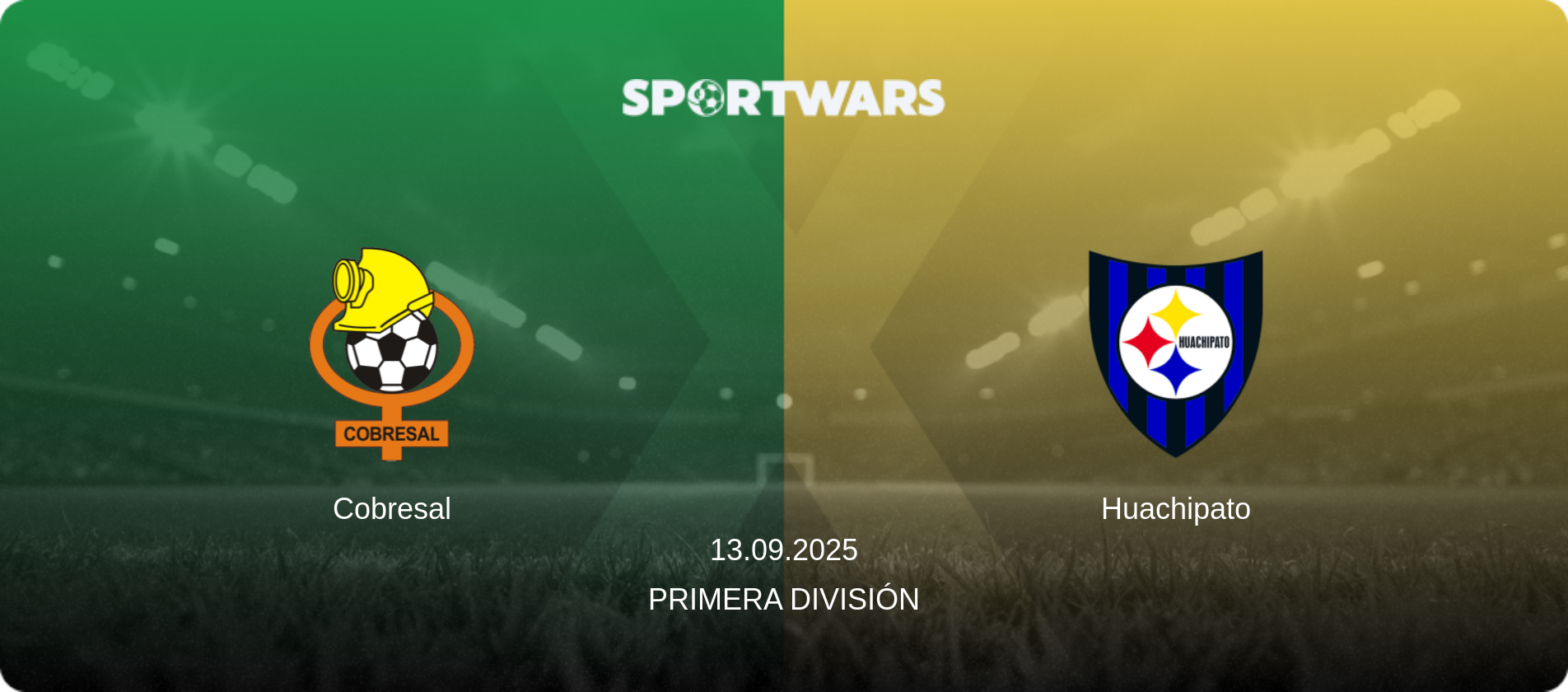 Cobresal — Huachipato, 13.09.2025 — Primera División (match preview)
