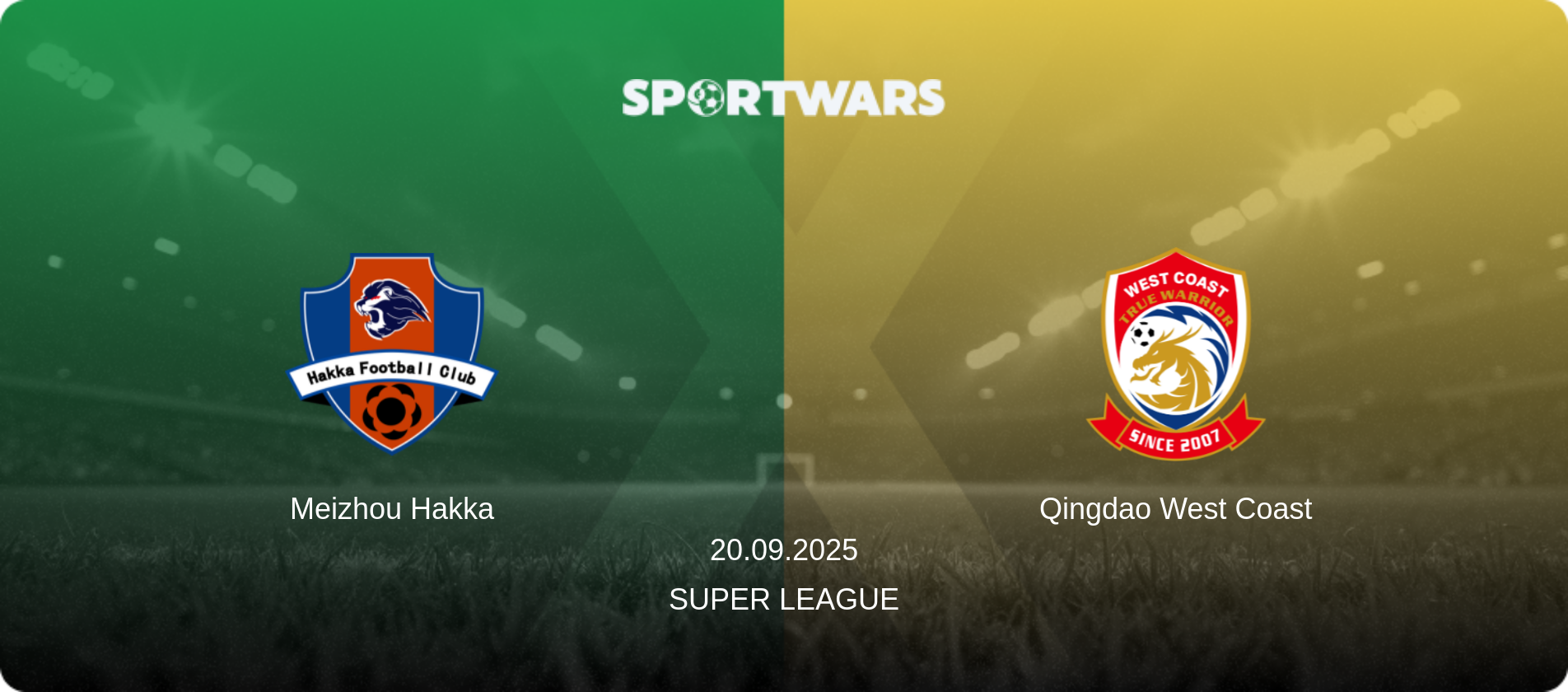 Meizhou Hakka — Qingdao West Coast, 20.09.2025 — Super League (match preview)