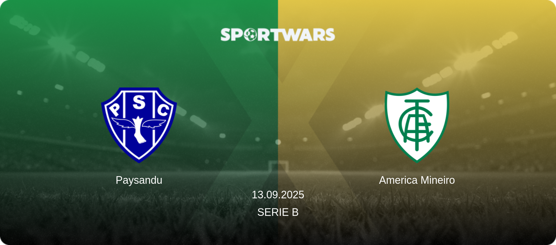 Paysandu — America Mineiro, 13.09.2025 — Serie B (match preview)
