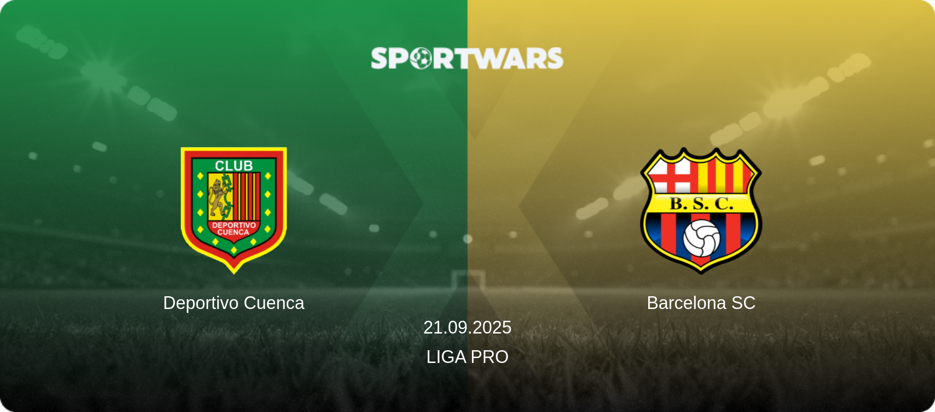 Deportivo Cuenca — Barcelona SC, 21.09.2025 — Liga Pro (match preview)