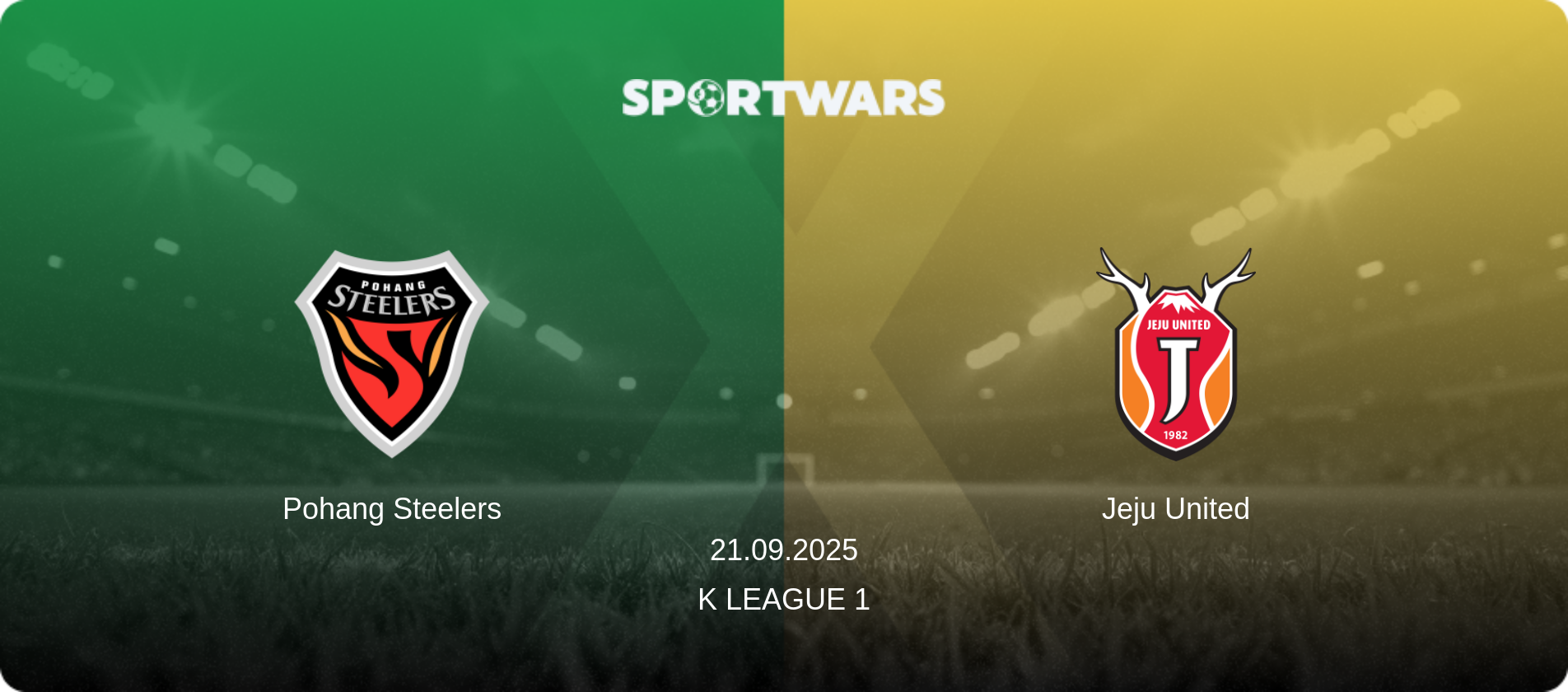 Pohang Steelers — Jeju United, 21.09.2025 — K League 1 (match preview)
