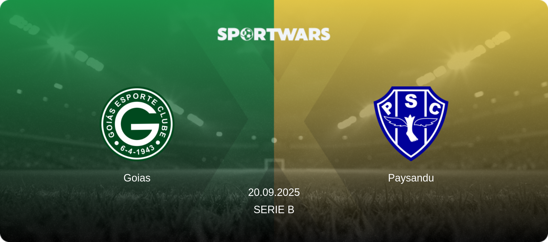 Goias — Paysandu, 20.09.2025 — Serie B (match preview)