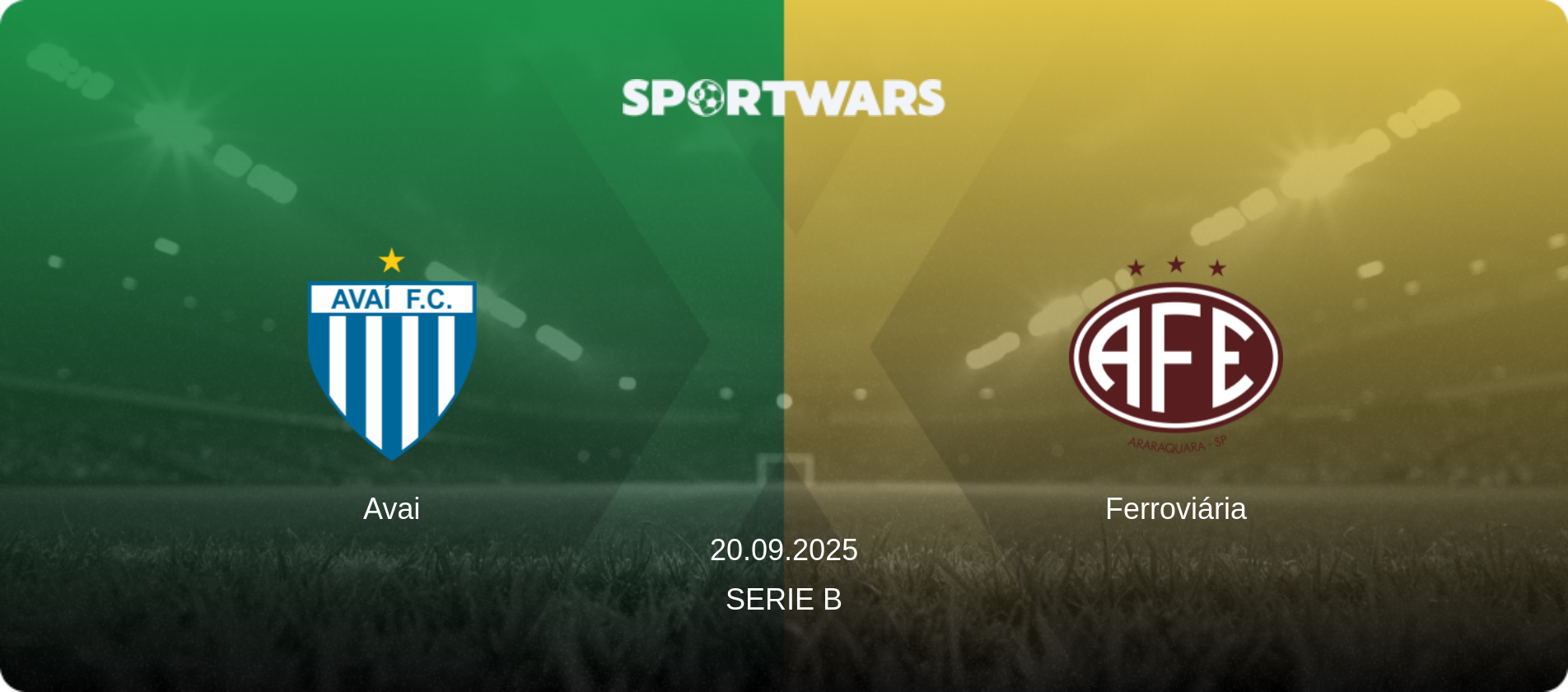 Avai — Ferroviária, 20.09.2025 — Serie B (match preview)