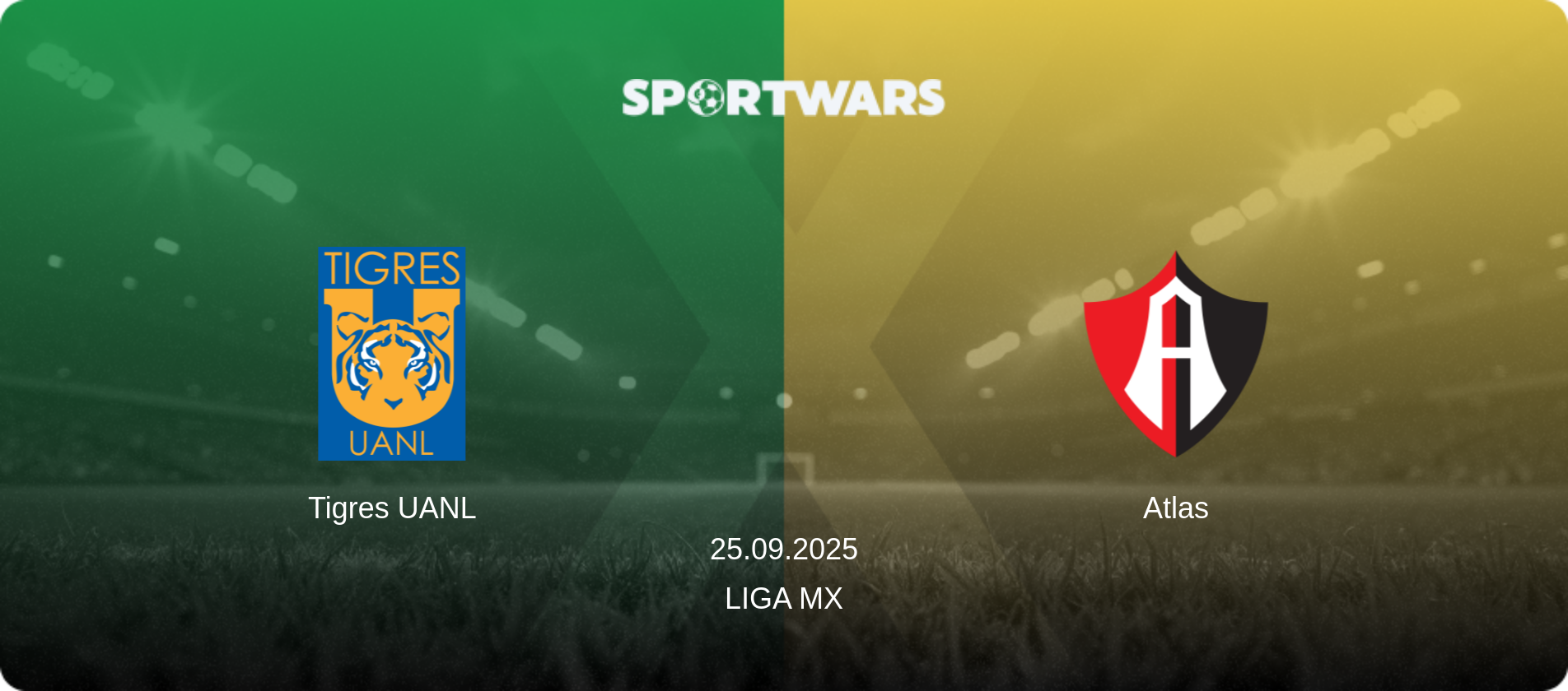 Tigres UANL — Atlas, 25.09.2025 — Liga MX (match preview)